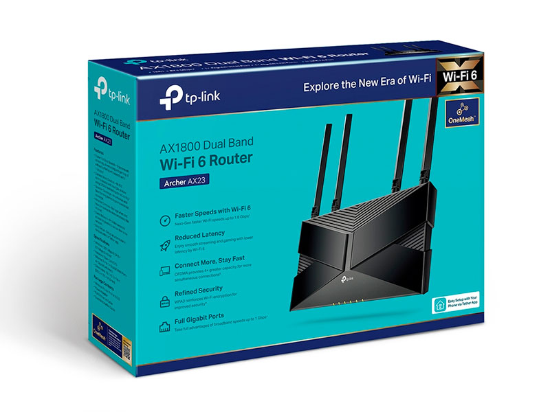 ROUTER TP-LINK ARCHER AX23 DUAL BAND WI-FI 6 AX1800