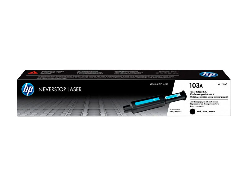 TONER HP 103A NEGRO (W1103A) LASER NEVERSTOP 1000/1200 2500 PAG