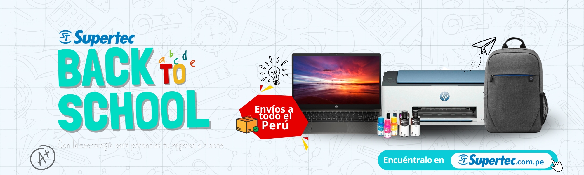 Back to school, laptops e impresoras para estudio y trabajo
