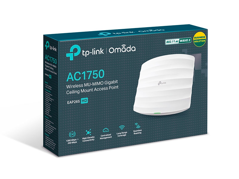 ACCESS POINT TP-LINK OMADA  EAP265 HD AC1750 WIRELESS MU-MIMO 