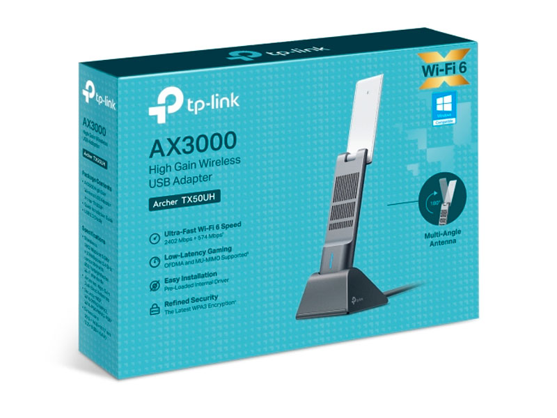 ADAPTADOR TP-LINK ARCHER TX50UH AX3000 WIRELES USB