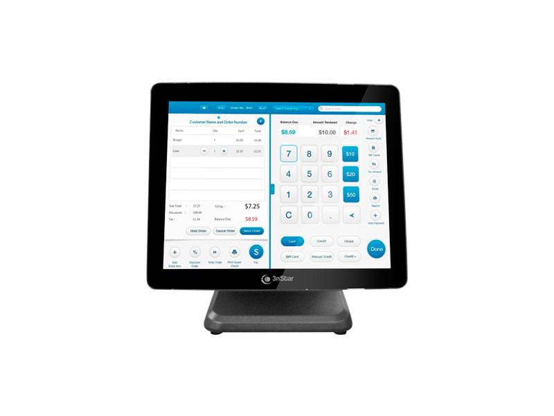 AIO 3NSTAR POS PTE0105W-4-120 J1900 4GB