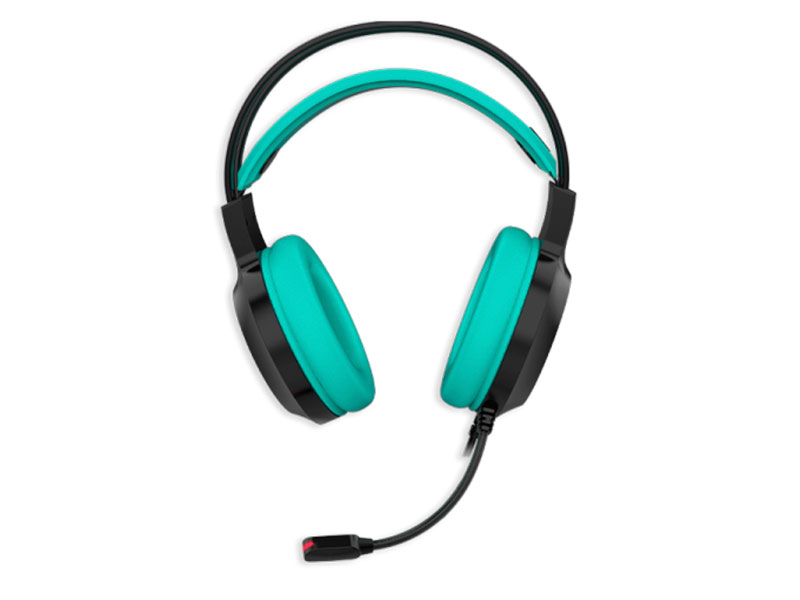 AUDIFONO C/ MICROFONO ANTRYX IRIS-K TURQUOISE 7.1 VIRTUAL, USB (AGH-7100KTE)