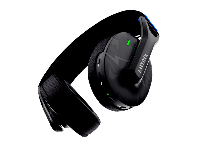 AUDIFONO C/MICROFONO ANTRYX APOLO 400TRIX WIRELESS 2.4G BT (AWGH-AP400KTX)