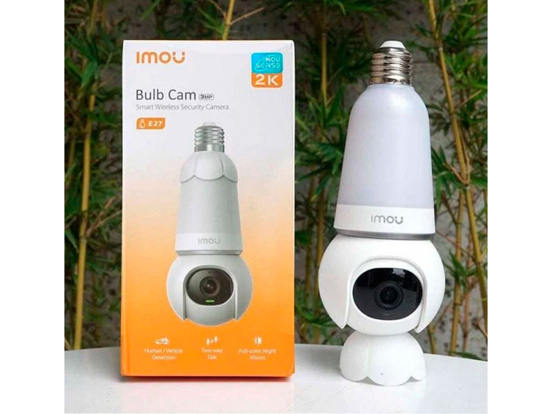 BULB CAM IMOU TIPO FOCO IPC-S6D-3M0WEB IP WIFI 3MP LED25M