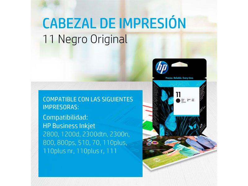 CABEZAL HP C4810A BLACK P/500/800/2200(11)