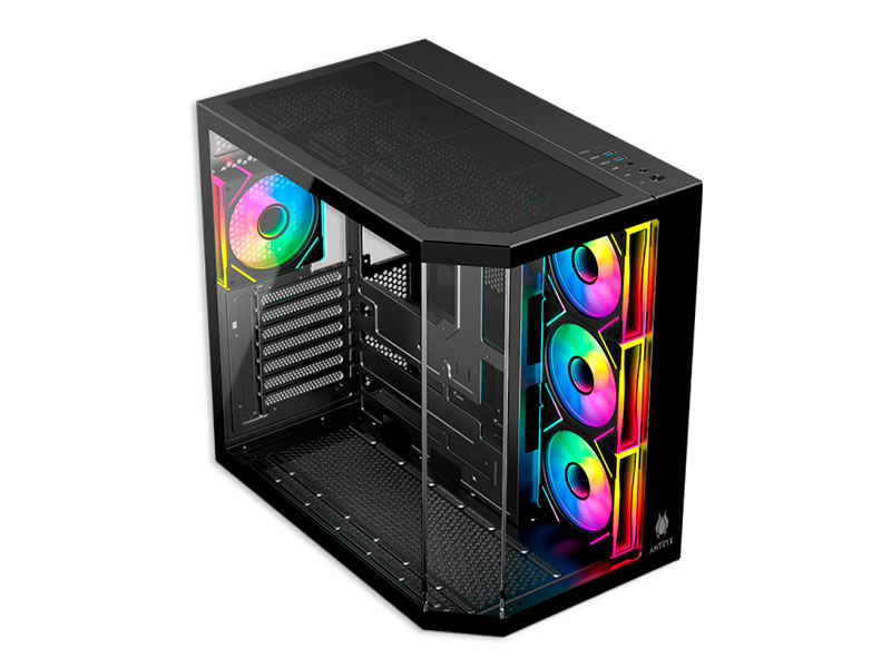 CASE ANTRYX FX 800 INFINITY ARGB FAN X4 USB TIPO-C (AC-FX800K) BLACK S/FUENTE