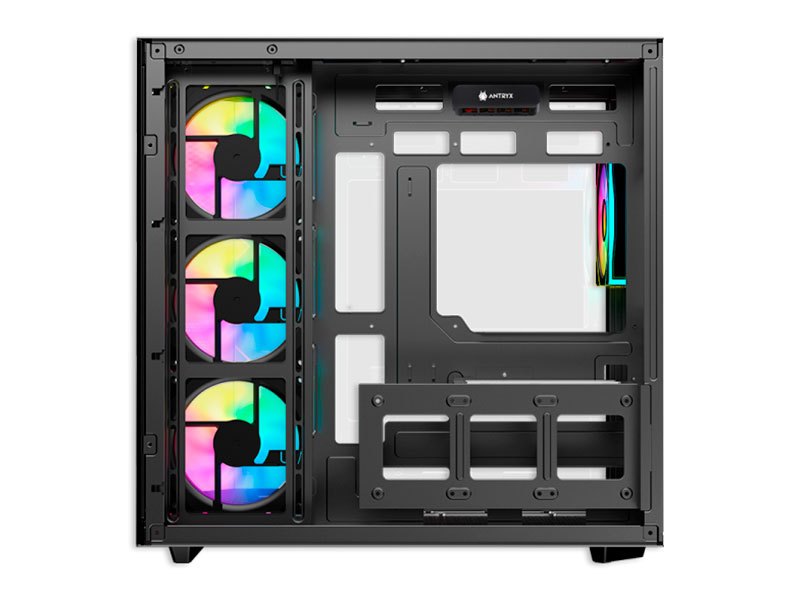 CASE ANTRYX FX 800 INFINITY ARGB FAN X4 USB TIPO-C (AC-FX800K) BLACK S/FUENTE