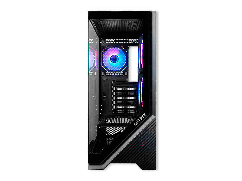 CASE ANTRYX FX650 ARGB FAN X4 VIDRIO TEMPLADO AC-FX650K S/FUENTE