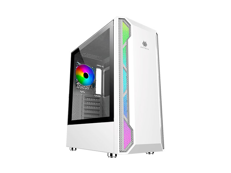 CASE ANTRYX RX 430U  WHITE S/ FUENTE ARGB  FAN X1 C/ CINTA  VIDRIO T. AC-RX430UW