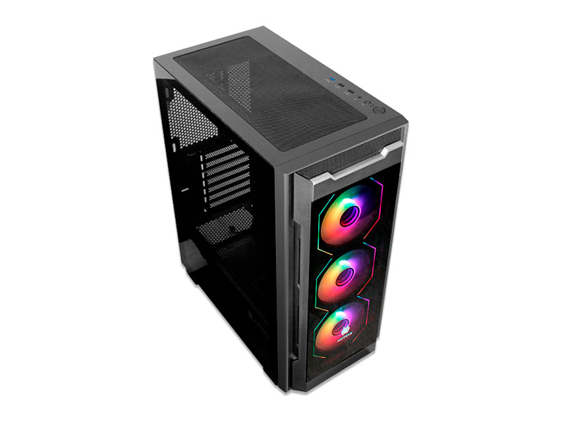 CASE ANTRYX RX 560 BLACK ARGB FAN X3 VIDRIO TEMPLADO AC-RX560K
