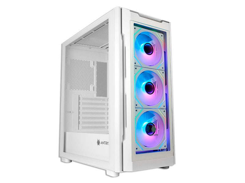 CASE ANTRYX RX 560 WHITE ARGB FAN X3 V/T  AC-RX560W S/ FUENTE