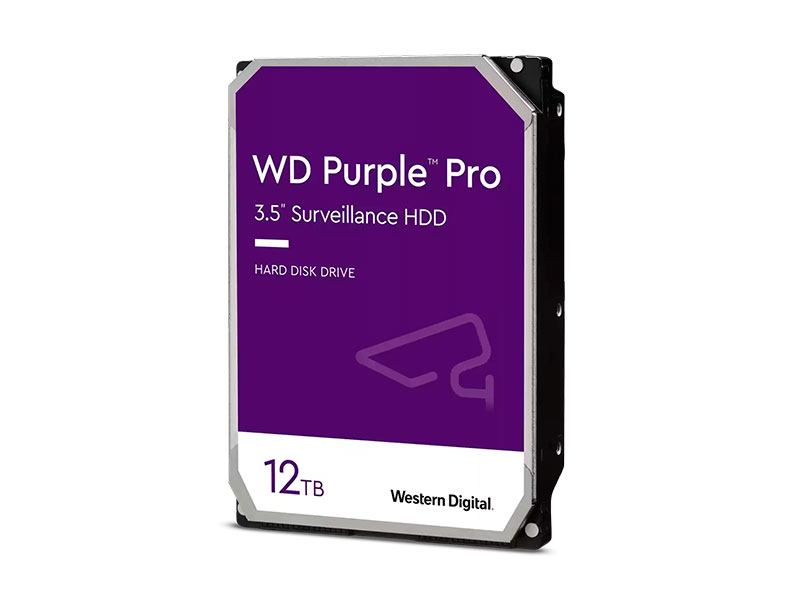 DISCO DURO WESTER DIGITAL 12TB SATA PURPLE PRO 6GS/S 7200RPM WD121PURP