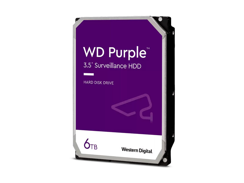 DISCO DURO WESTER DIGITAL 6TB SATA PURPLE 5700 WD63PURZ