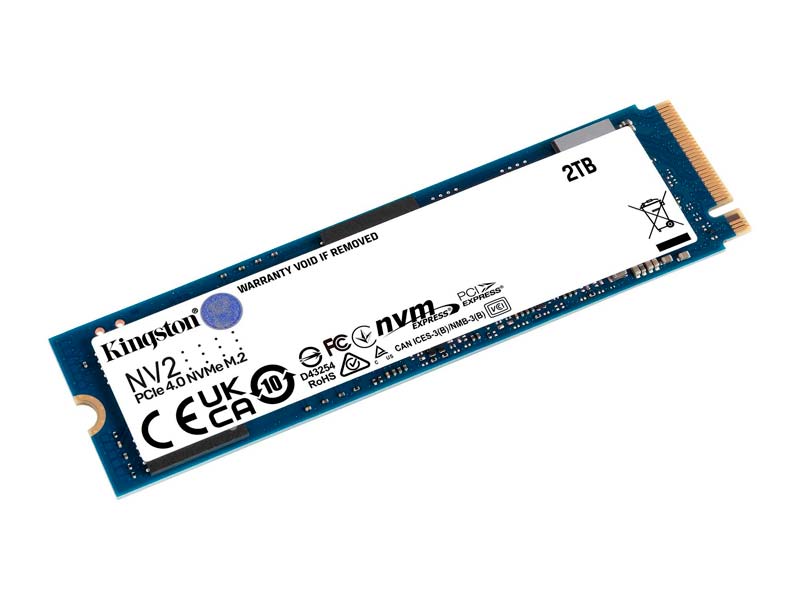 SSD KINGSTON NV2 SSD 2TB 3500MB/S NVME M.2 PCI.E SNV2S/2000G (UNIDAD EN ESTADO SOLIDO)