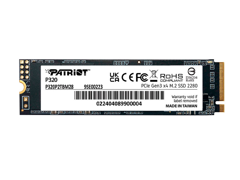 DISCO SOLIDO PATRIOT P320 512GB M.2 PCIE P320P512GM28