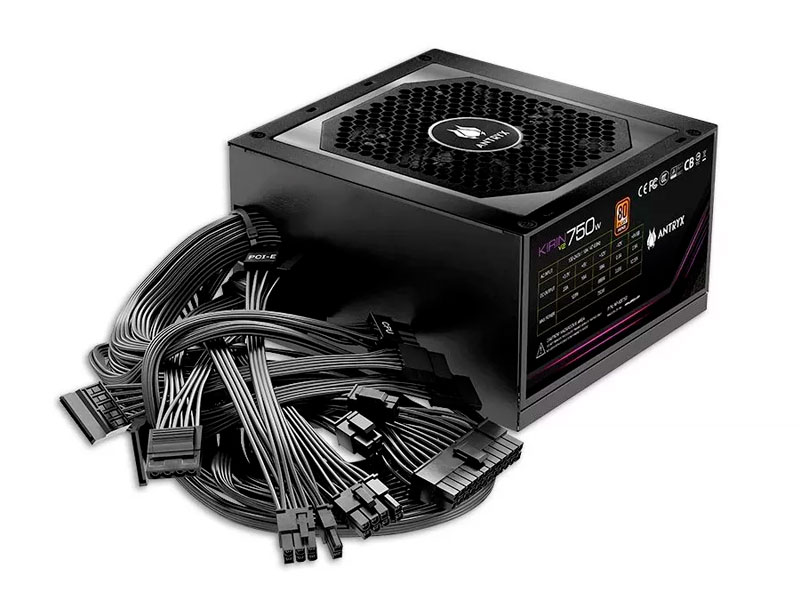 FUENTE DE PODER ANTRYX 750W KIRIN 80PLUS BRONZE (AP-KB750)