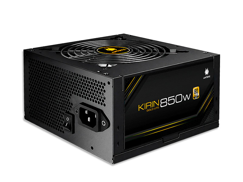 FUENTE DE PODER ANTRYX 850W KIRIN 80PLUS GOLD LITE GPW850S