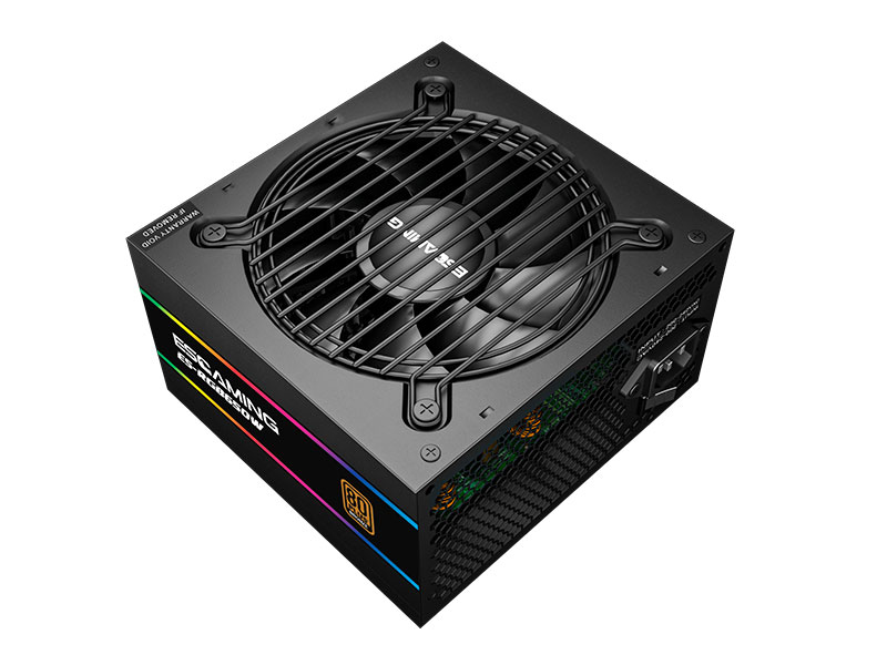 FUENTE DE PODER ESGAMING ES-RGB650W APFC 80+ BRONZE