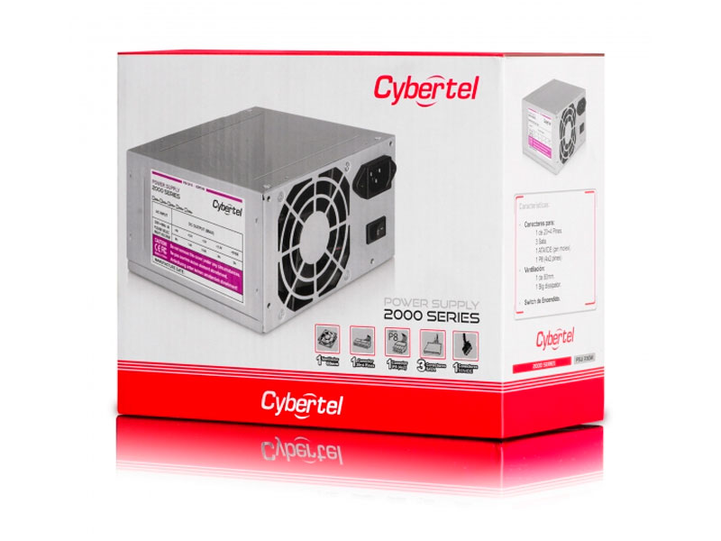 FUENTE DE PODER GENERICA CYBERTEL SX2000  600W 230W 