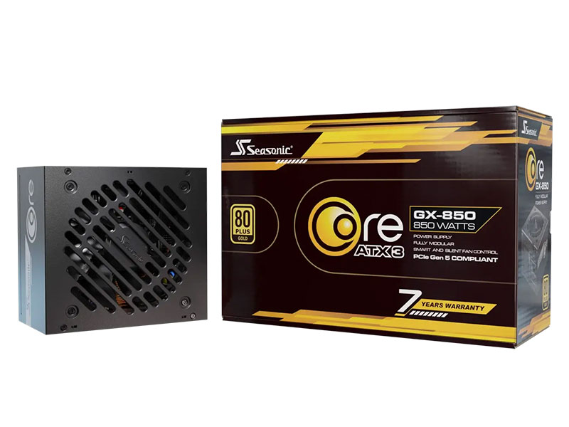 FUENTE DE PODER SEASONIC CORE GX-850W-V2 80PLUS GOLD FULL MODULAR