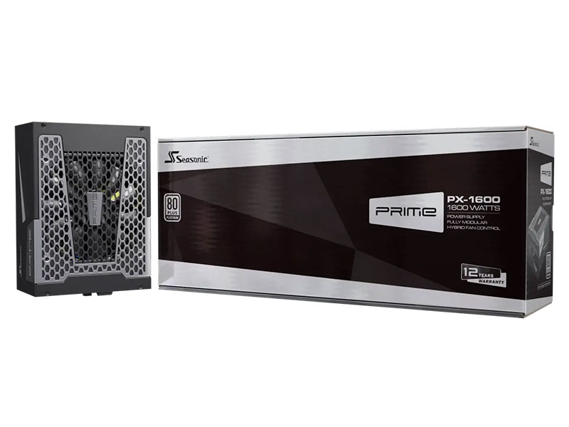 FUENTE DE PODER SEASONIC PRIME PX-1600W 80PLUS PLATINUM FULL MODULAR SSR-1600PD2