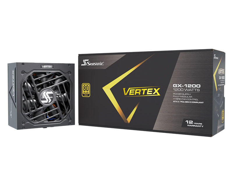 FUENTE DE PODER SEASONIC VERTEX GX-1200W 80PLUS GOLD FULL MODULAR 12122GXAFS