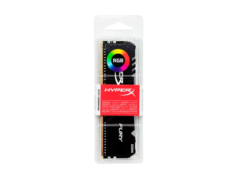 MEMORIA RAM KINGSTON HYPERX FURY 8GB 3200MHZ DDR4 RGB HX432C16FB3A/8