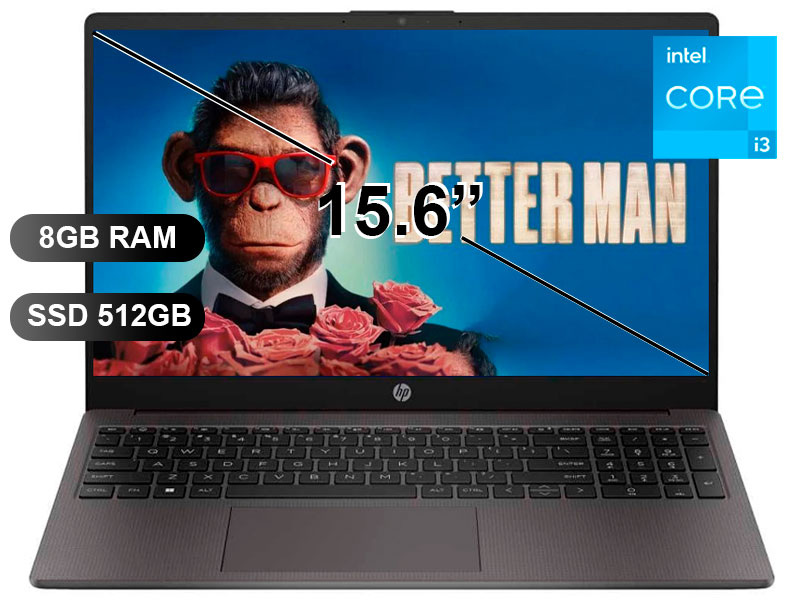 LAPTOP HP 250 G10 I3-1315U/ 8GB/ SSD512GB/ 15.6/ FREE/ A29CMLA