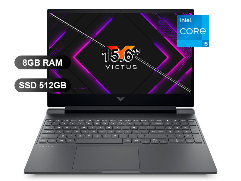 LAPTOP HP VICTUS GAMING 15-FA2035LA I5-13420H/8GB/SSD512GB/15.6/FREE/ D74JMLA