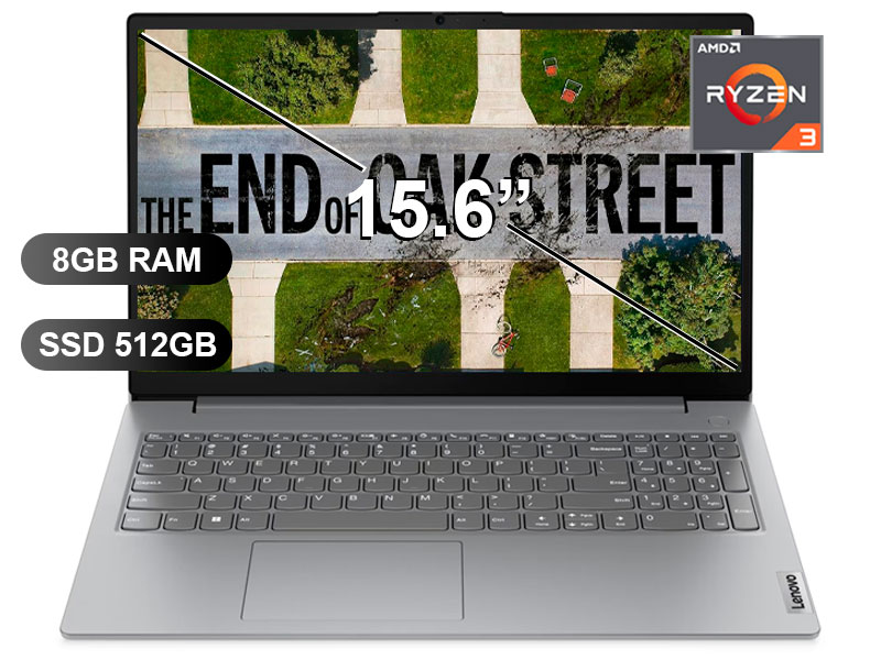 LAPTOP LENOVO V15 G4 AMN RYZEN3 -7320U/ 8GB/ SSD512GB/ 15.6/ FREE/ 82YU017LLM