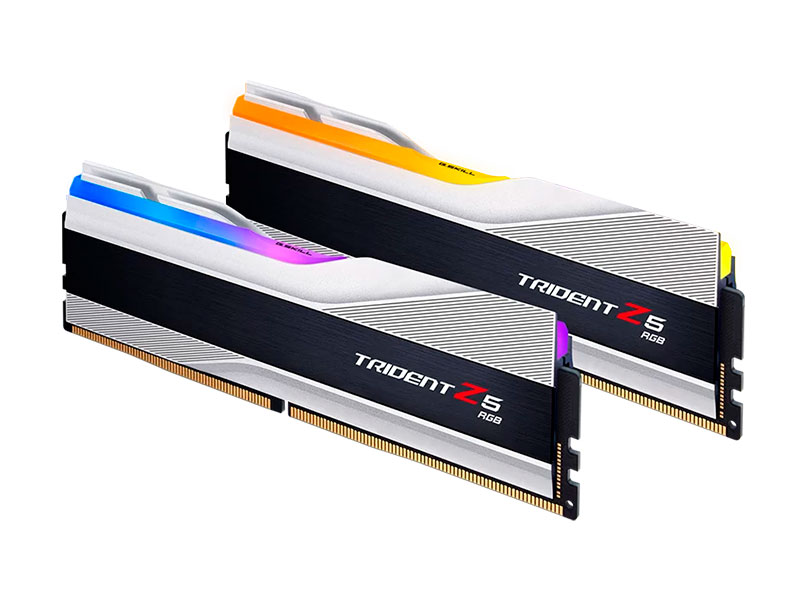 MEMORIA G.SKILL TRIDENT Z5 64GB (32X2) DDR5 RGB 6400MHZ C32 1.4V TZ5RS SILVER