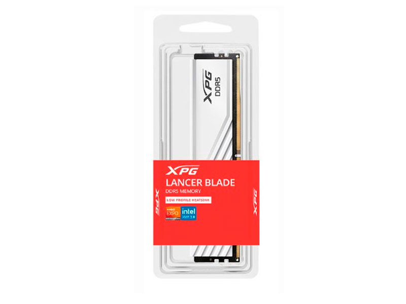 MEMORIA RAM XPG LANCER BLADE 16GB 5600MT/S DDR5 AX5U5600C4616G-SLABWH WHITE / BLACK