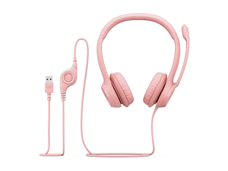 MICROFONO Y AUDIFONO LOGITECH H390 USB PINK 981-001280