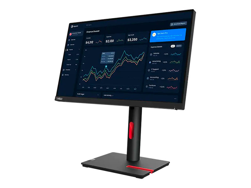 MONITOR LENOVO WLEDTHINK VISION T22I-30 IPS 21.5/ 60HZ/ 6MS/ HDMI/ DP/ VGA