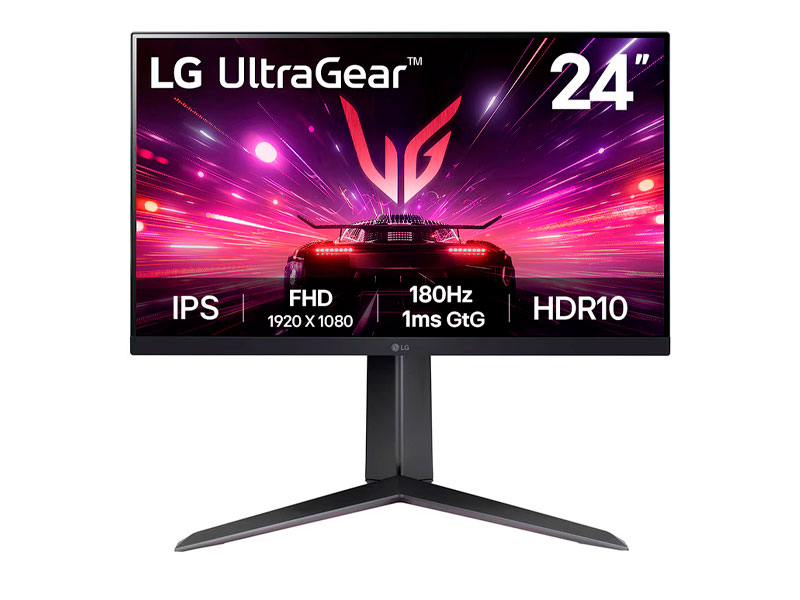 MONITOR LG GAMING ULTRAGEAR 24GS65F-B 24 IPS FHD 180HZ/ 1MS G-Sync