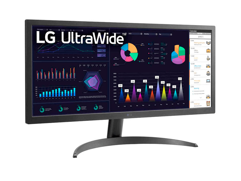 MONITOR LG LED 26WQ500-B 25.7 ULTRAWIDE 2560x1080 1MS/75HZ HDM/DP 