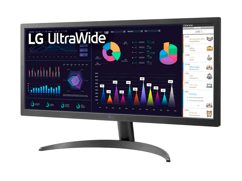 MONITOR LG LED 26WQ500-B 25.7 ULTRAWIDE 2560x1080 1MS/75HZ HDM/DP 