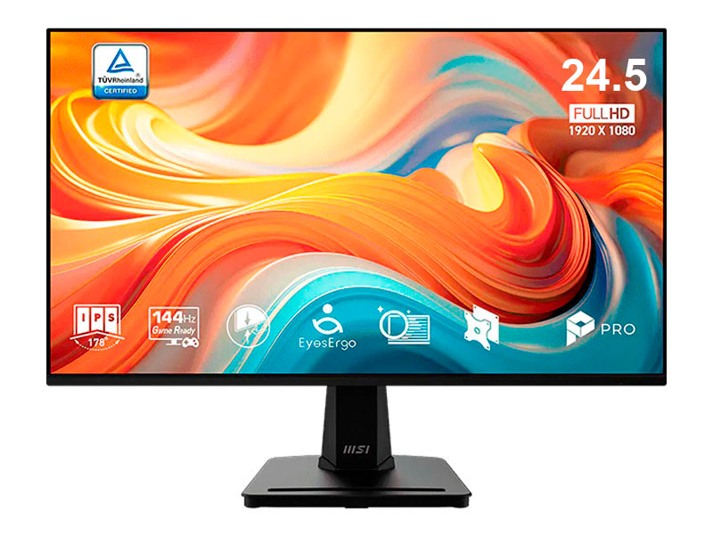 MONITOR MSI GAMING PRO MP251 E14L FHD IPS 24.5/ 144HZ/ HDMI/ VGA