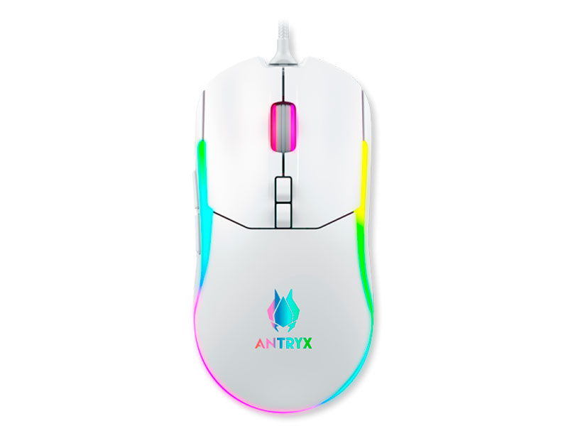 MOUSE ANTRYX GAMING RGM-M760WE USB WHITE