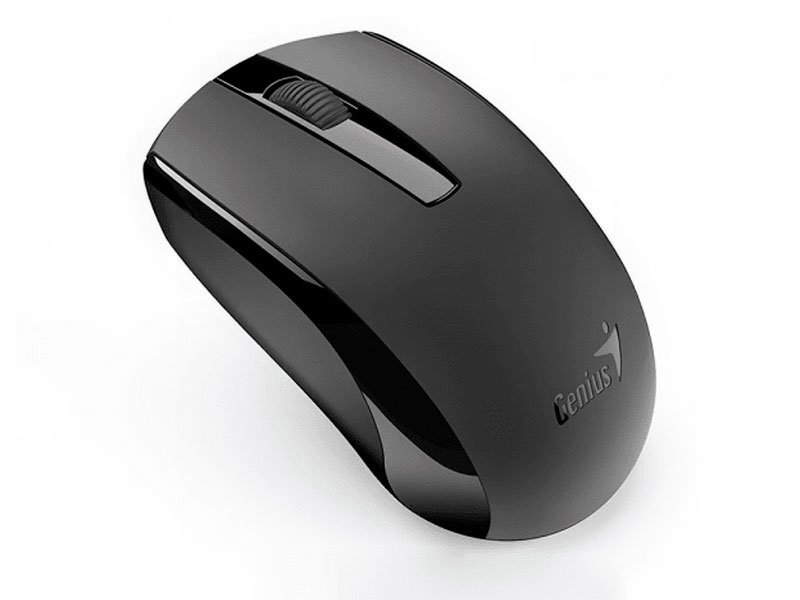 MOUSE GENIUS ECO-8100 WIRELESS BLUEEYE RECARGABLE  BLACK (31030046400)