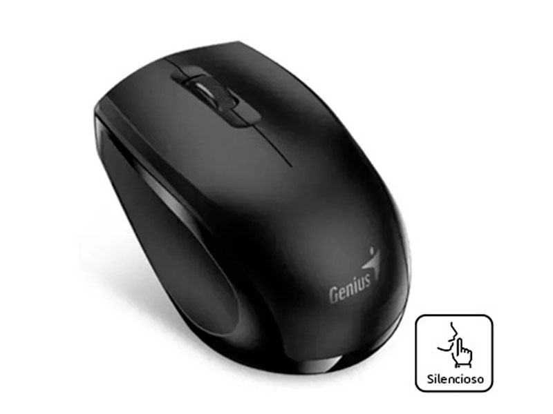 MOUSE GENIUS NX-8006S EIRELESS BLUEEYE SILENT ERGONOMICO BLACK
