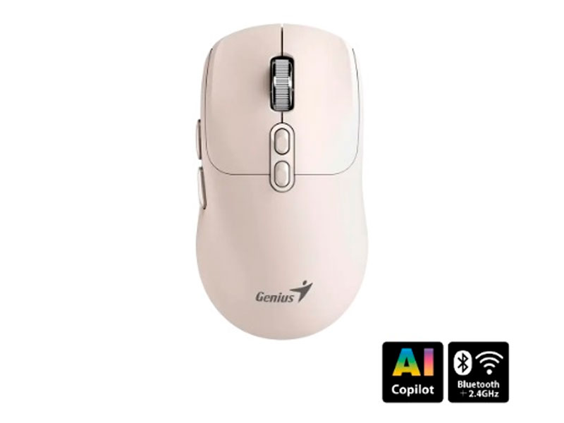 MOUSE GENIUS NX-8080S MILK TEA BT AI COPILOT WIRELESS 31030042404
