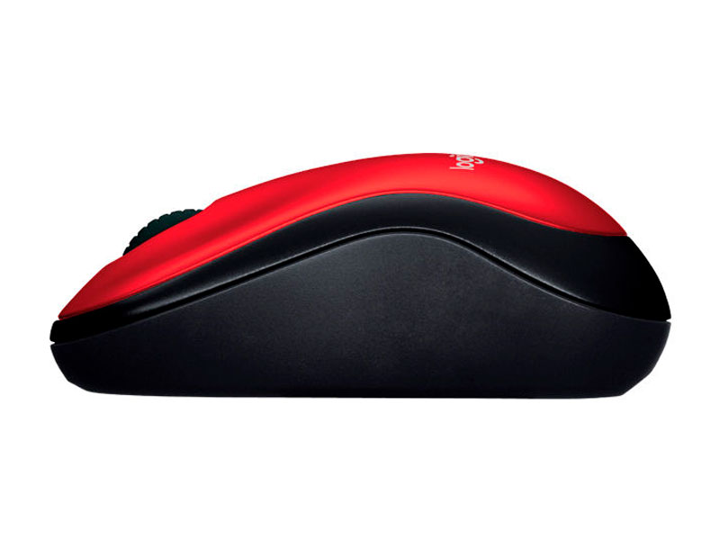 MOUSE LOGITECH  OPTICO M185 WIRELESS RED