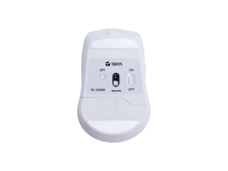 MOUSE TEROS TE-1250AI WHITE WIRELESS