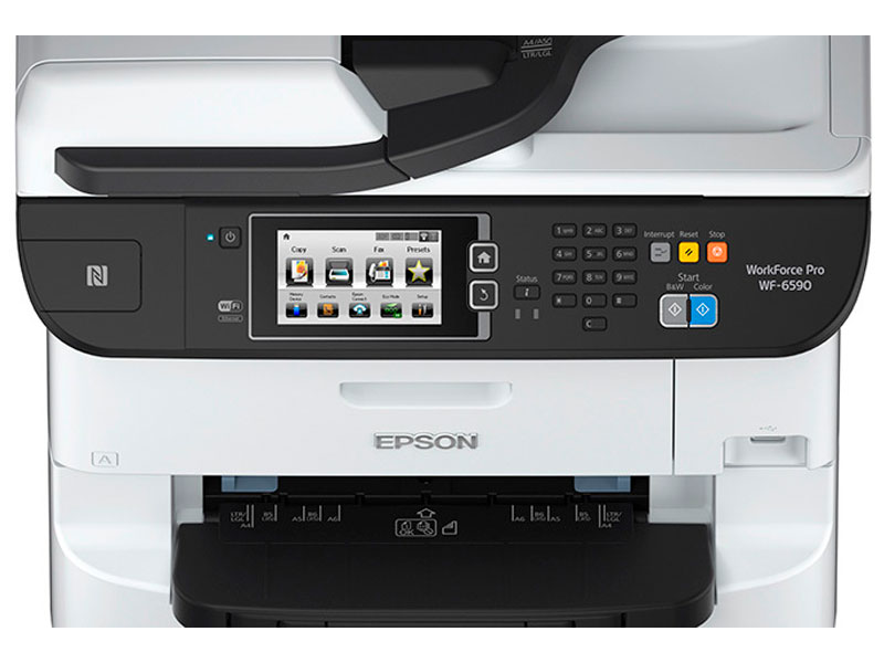 Impresora Multifunción Epson Workforce Pro Wf-c5890 Con Wifi Color Blanco