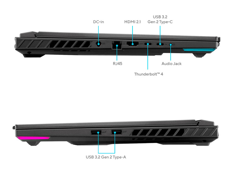 LAPTOP GAMER ASUS ROG STRIX G16 GeForce RTX™ 4060/ I9-14900HX/ SSD1TB/ 16GB/ V8GB/ W11/16