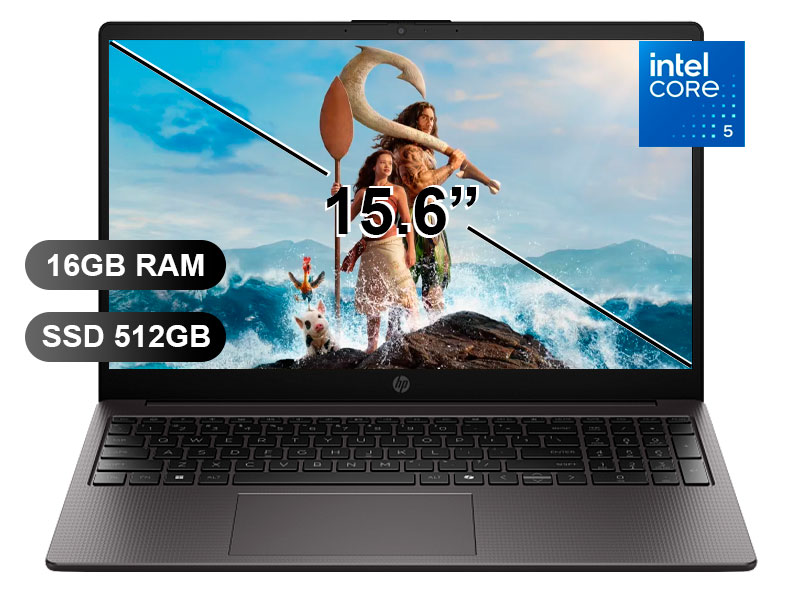 LAPTOP HP 250R G10 I5-120U/ 16GB/ SSD512GB/ 15.6/ FREE/ DB9V5AT