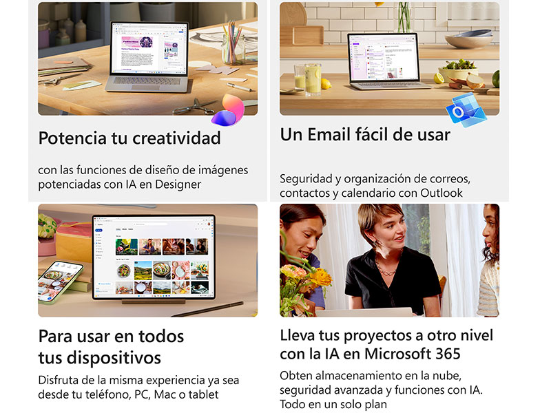 OFFICE MICROSOFT 365 FAMILIA 6 USUARIOS/ 5 DISPOSITIVOS | 12 MESES + KASPERSKY 1PC + IA COPILOT