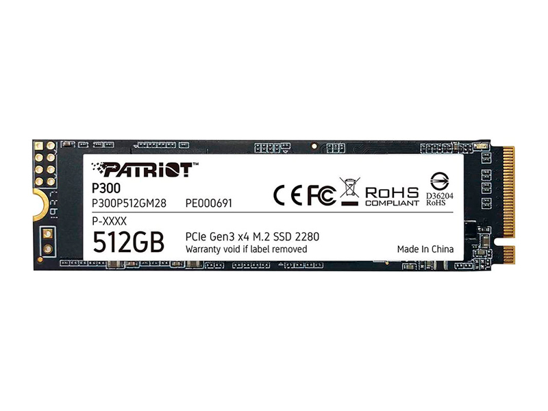 UNIDAD EN ESTADO SOLIDO PATRIOT 512GB M2. PCIE P300P512GM28